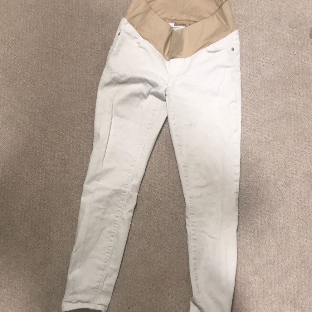 White Loft maternity jeans